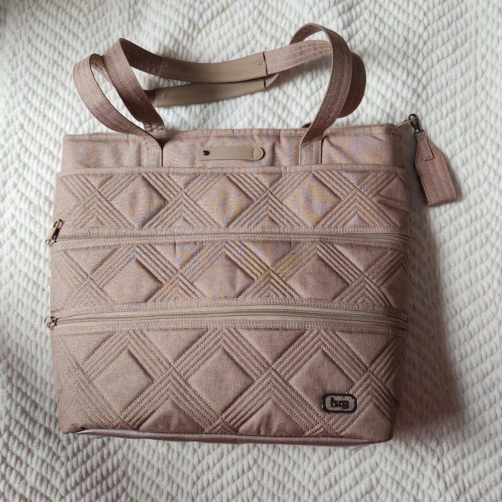 LUG Legacy Collection Taxi Tote Bag - Heather Sand - Picture 4 of 6